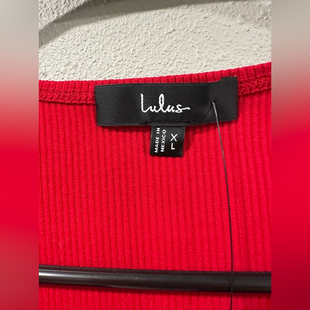 NWT Lulus Ribbed Tank Top - Picture 2 of 6